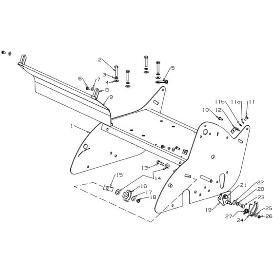 Masport 660 - 019102 - Chassis Assembly