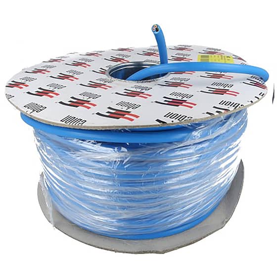 3 Core - 2.5mm x 100 Metres Arctic Blue Cable (3183AG spec)