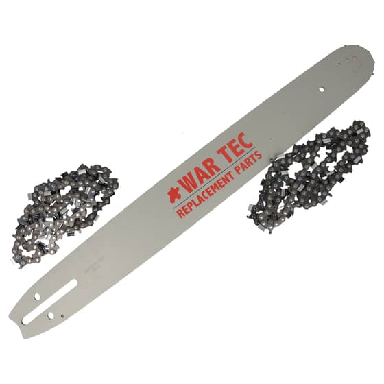 WAR TEC 20" - Guide Bar 3/8" - 058" - 208RNDD009 - (D009) & 2 Chains