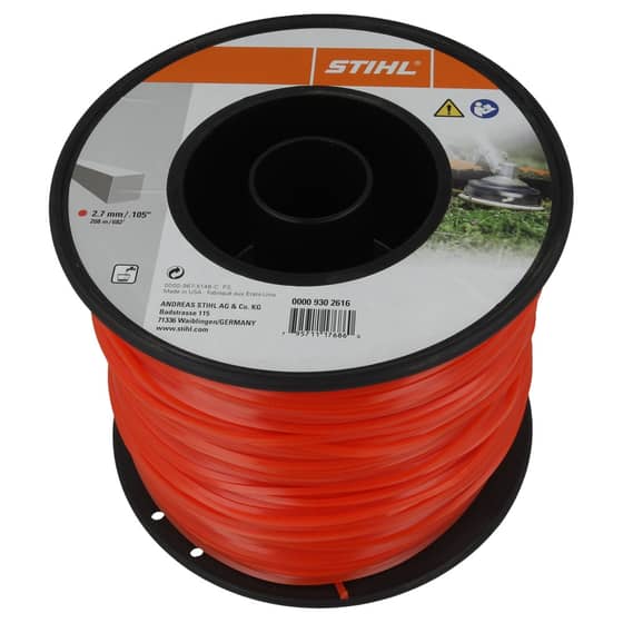 Genuine Stihl 2.7mm x 208m Strimmer Line (Square) - 0000 930 2616