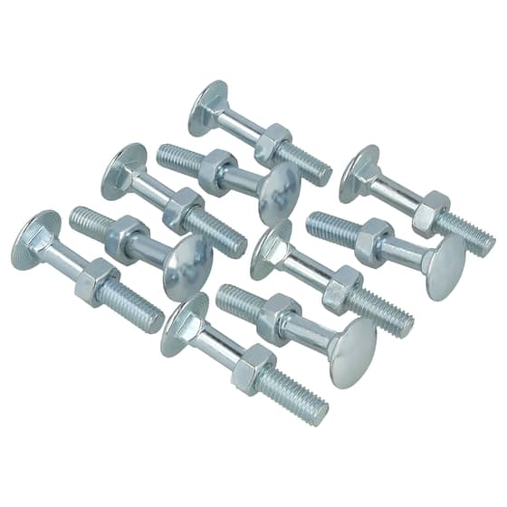 Coach Bolt & Nut M8 x 45mm, Pack Of 10