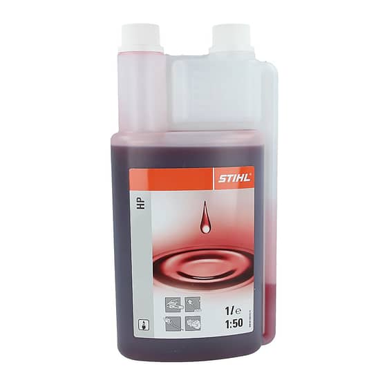 Genuine Stihl HP 2-Stroke Oil, 1 Litre (With Measure) - 0781 319 8411