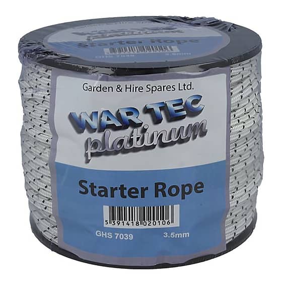 WAR TEC Platinum Starter Rope, 3.5mm x 100 Metres