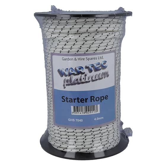 WAR TEC Platinum Starter Rope, 4.0mm x 100 Metres