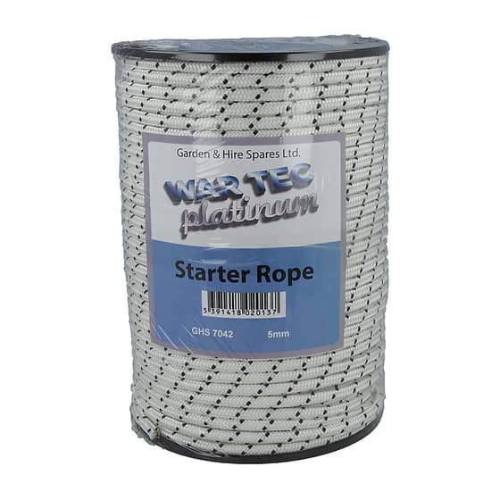 WAR TEC Platinum Starter Rope, 5.0mm x 100 Metres