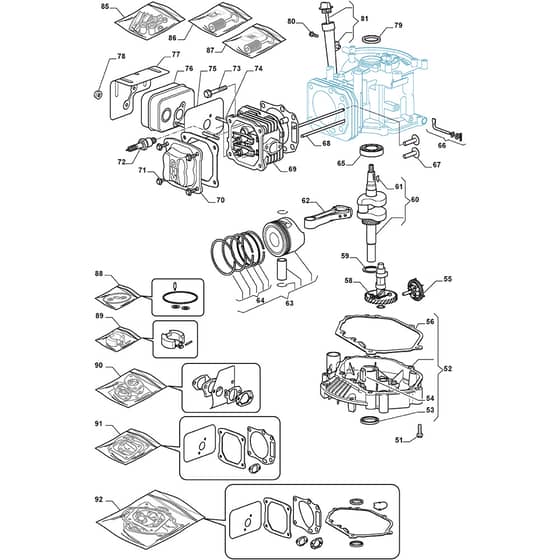 727 H - 2014-2015 - 2T0105483/M14 - Mountfield Ride On Mower WBE0704 Engine Diagram