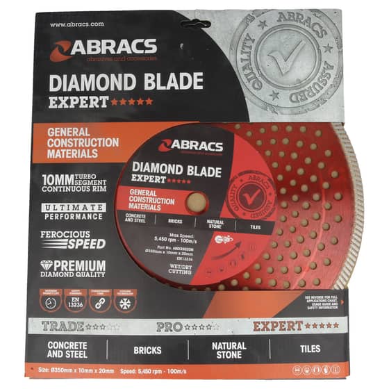 Genuine Abracs Dynamo 14" Expert Diamond Blade (5 out 5 *****)
