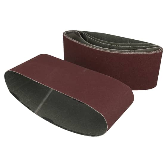 Sanding Belts Various Grits, 75mm x 457mm, Pack of 5 - ONLY 1 LEFT