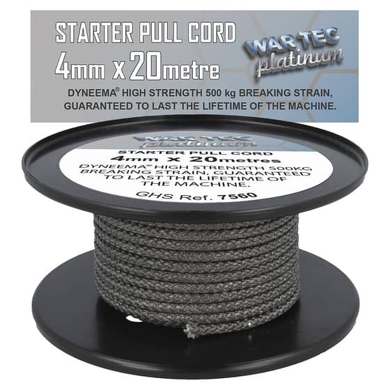 WAR TEC Platinum Starter Cord, 4.0mm x 20 Metres
