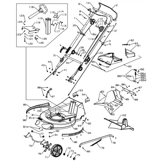 Masport 800AL - 567856 - Feb 2012 - Main Assembly