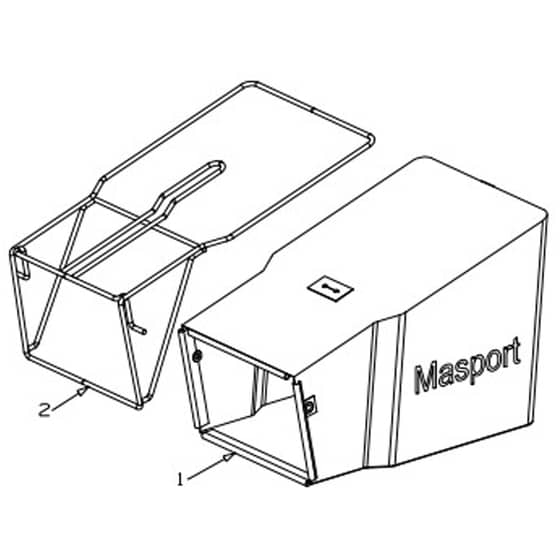 Masport 800ST - 465971 - Oct 2022 - 21” Catcher Assembly