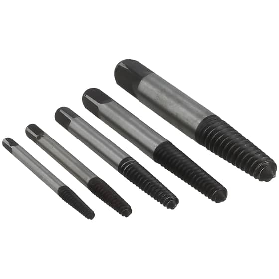 5 Piece Screw Extractor Set - 3mm - 19mm