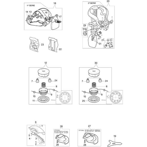 8460 -  - Efco Brushcutter Accessories Diagram