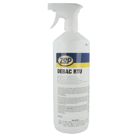 Genuine ZEP Debac RTU Powerful Detergent & Sanitiser Spray - ONLY 8 LEFT