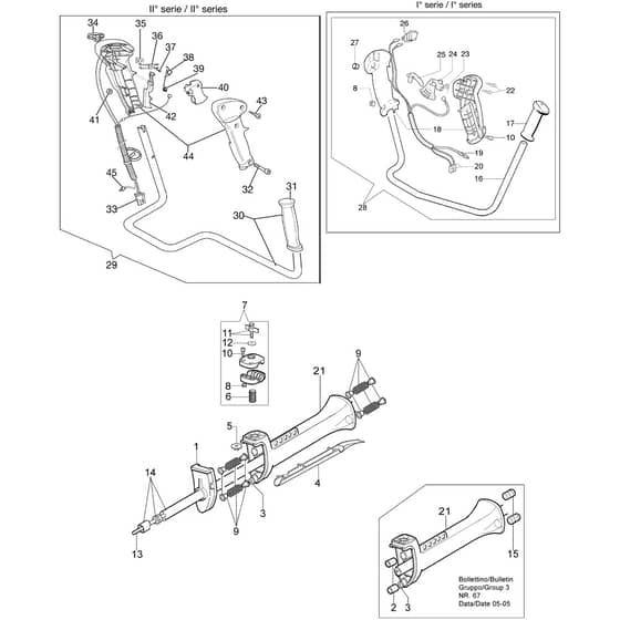 8550 BOSS -  - Efco Brushcutter Transmission Diagram