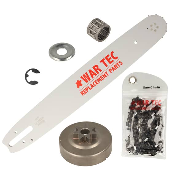 WAR TEC 16" Guide Bar 3/8" - 063" - Chain, Sprocket Kit  - Stihl MS390
