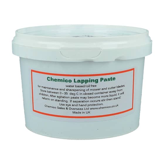 Genuine Chemico Back Lapping Paste 120 Grit Medium, 500g Tub
