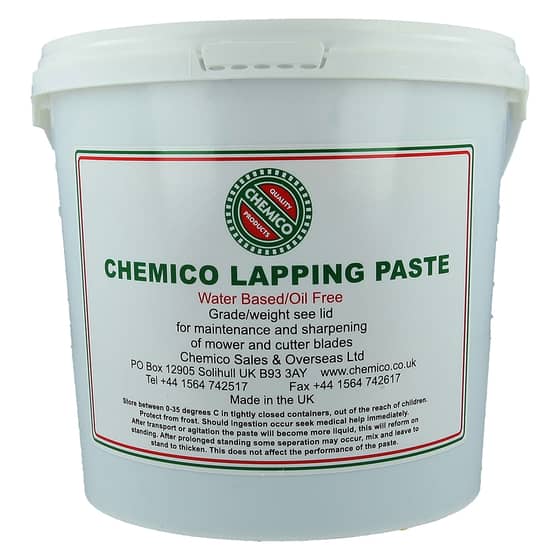 Genuine Chemico Back Lapping Paste 80 Grit Coarse, 2.5kg Tub