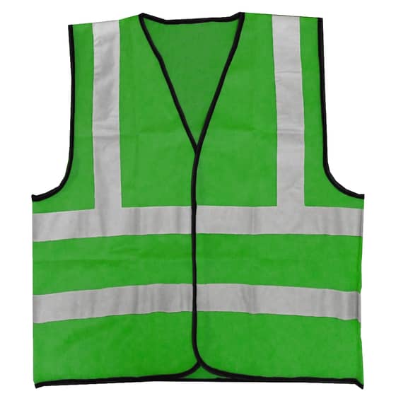 High-Visibility Green Waistcoat - Size Medium