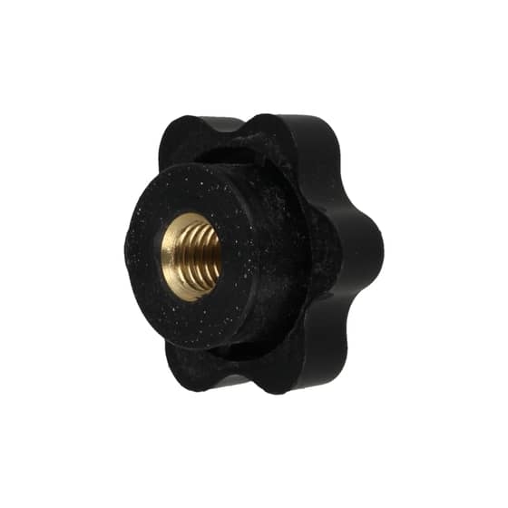 Lawnmower Handle Knob (6mm, 6 Point Star)