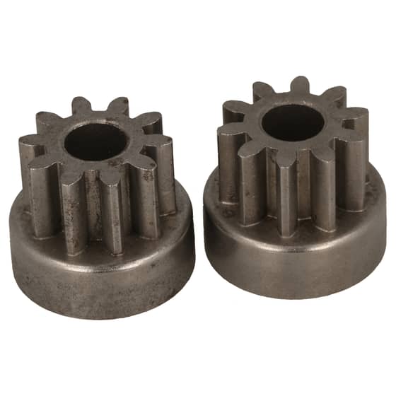 Genuine Mountfield Right & Left Pinion Z10 Gear Set - 122570110/1 + 122570120/1