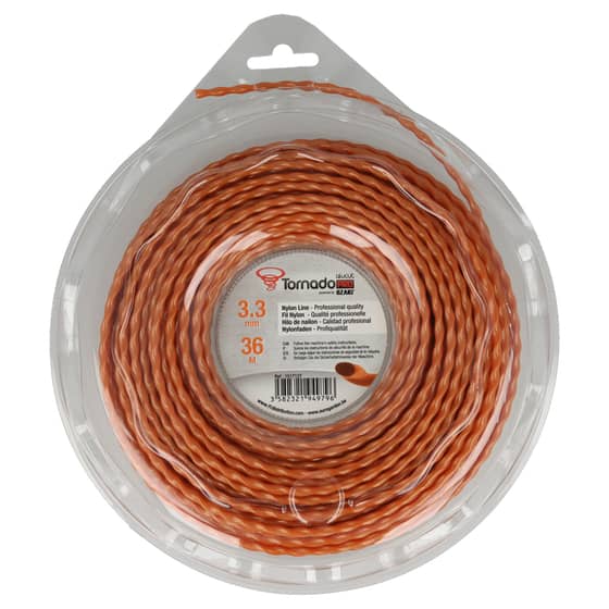 Genuine Tornado Alu 3.3mm x 36m Strimmer Line (Twisted)