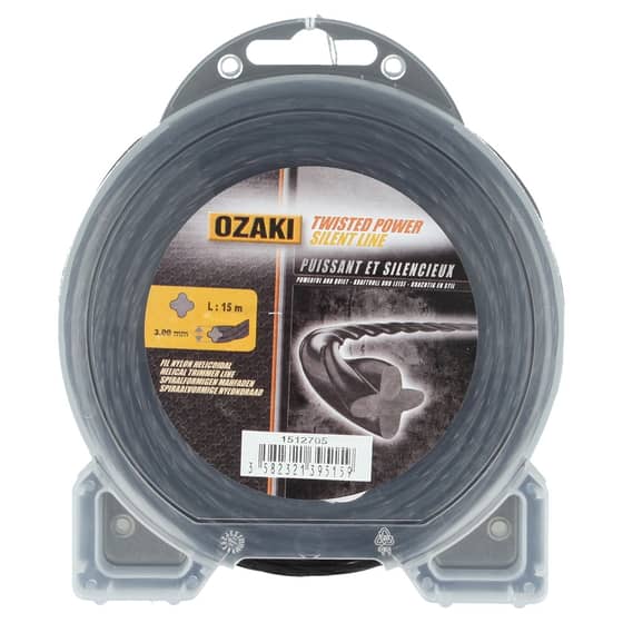 Genuine Ozaki 3.0mm x 15m Strimmer Line (Twisted)