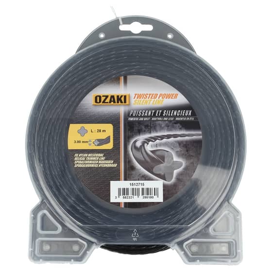 Genuine Ozaki 3.0mm x 28m Strimmer Line (Twisted)