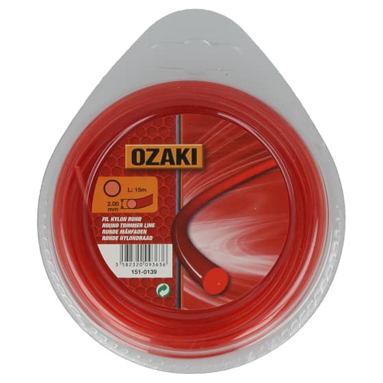 Genuine Ozaki 2.0mm x 15m Strimmer Line (Round)