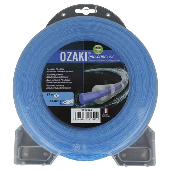 Genuine Ozaki Pro Core 2.4mm x 87m Strimmer Line (Twisted)