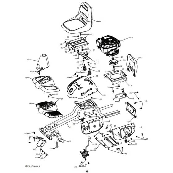 McCulloch 96021001400 - 2010-12 - Chassis & Enclosures Parts Diagram