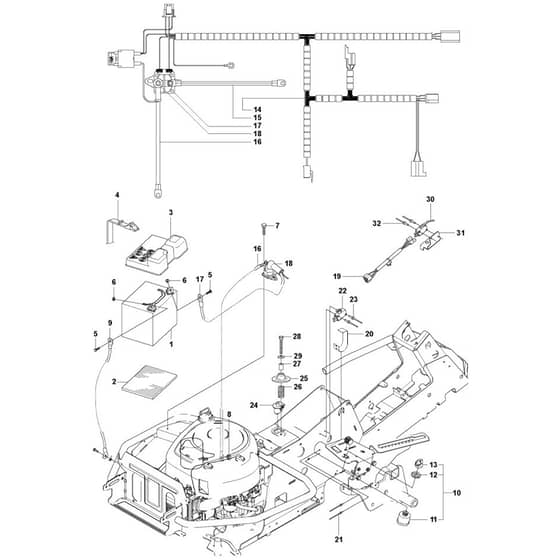 McCulloch 96021001401 - 2011-08 - Electrical Parts Diagram