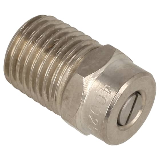 High Pressure Spray Nozzle (40 Degrees, Size 025 NPT) - 1/4" BSP