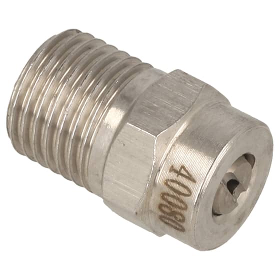 High Pressure Spray Nozzle (40 Degrees, Size 080 NPT) - 1/4" BSP