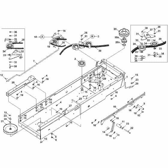 Countax A2050 - From 01-01-1998 To 01-01-2007 - 10 PTO Transmission