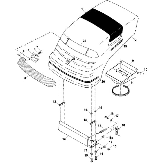 Countax A2050 - From 01-01-2007 To 01-01-2008 - 6 Bonnet 2003