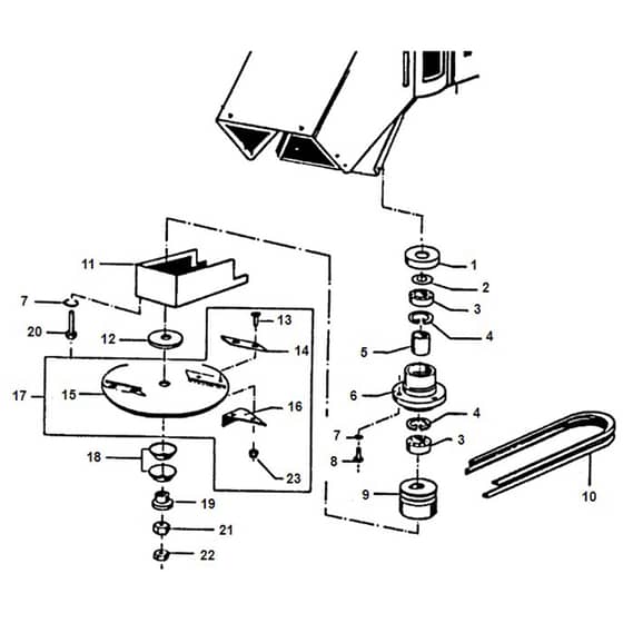 Viking AB 4099 SE - Blade Set - 2 - Parts Diagram