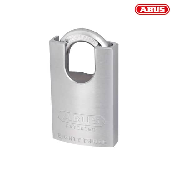 ABUS 83/50C 50mm Chrome Plated Brass Padlock Hardened Close Shackle KA2745 - 56042 KEYED TO 2745