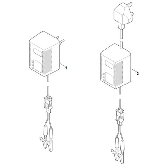 Viking ACB 010 - Battery Charger - Parts Diagram