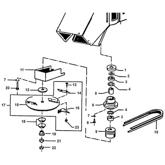 Viking AD 4064 S - Blade Set - 2 - Parts Diagram