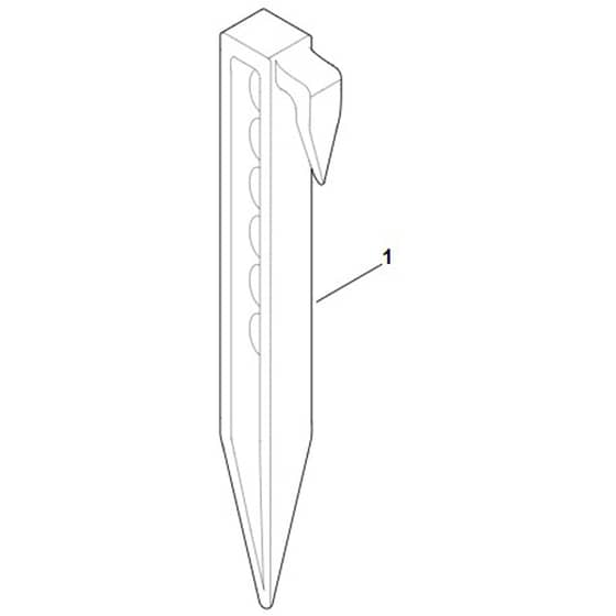 Viking AFN 075 - Fixing Pins - Parts Diagram