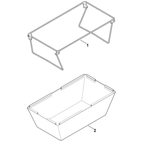 Viking AHB 050 - Catcher Basket - Parts Diagram