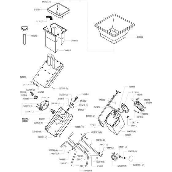AL-KO Dynamic 2200 RS - 104959 - Main Assembly: from 3.1997
