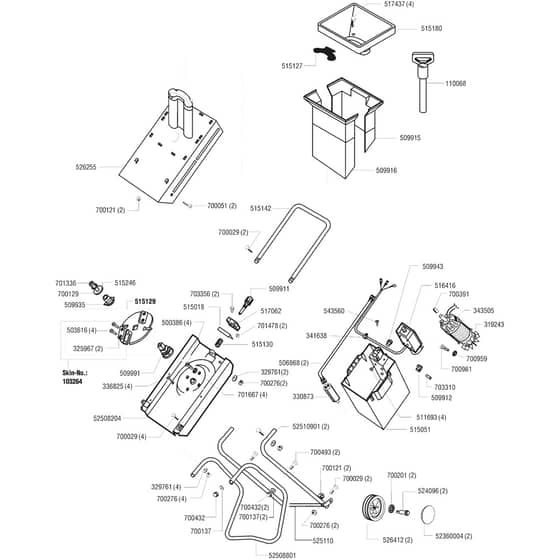 AL-KO Dynamic 1600 S - 104996 - Main Assembly