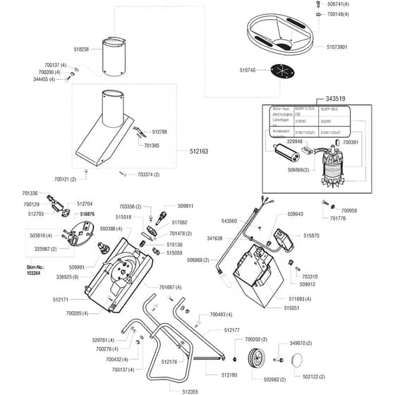 AL-KO Dynamic H2200 TRS - 110247 - Main Assembly: from 10.1999