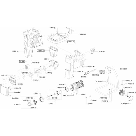 AL-KO Silent Power 3500 - 110572 - Main Assembly: 2.2002 - 9.2002