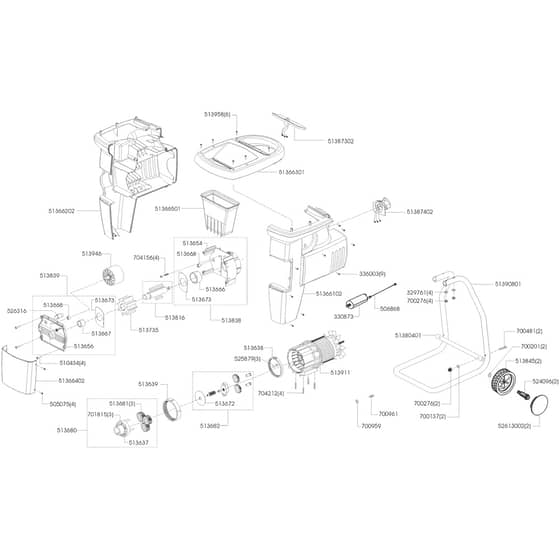 AL-KO Concord 4000 - 110637 - Main Assembly