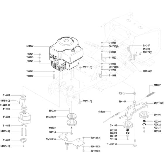AL-KO Comfort T9-75 - 110722 - Engine: 6.1998 - 2.2008