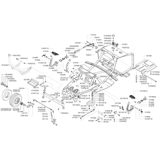 AL-KO Concord T13-85 - 110820 - Chassis: from 4.2004