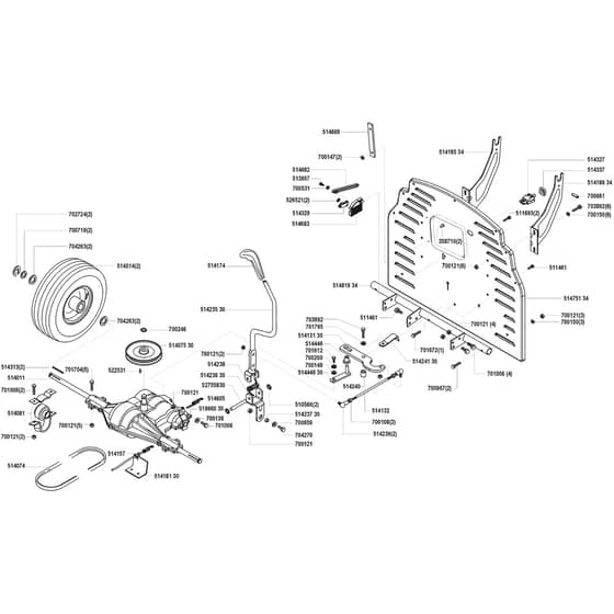 AL-KO Concord T13-85 - 110820 - Transmission: before 3.1999